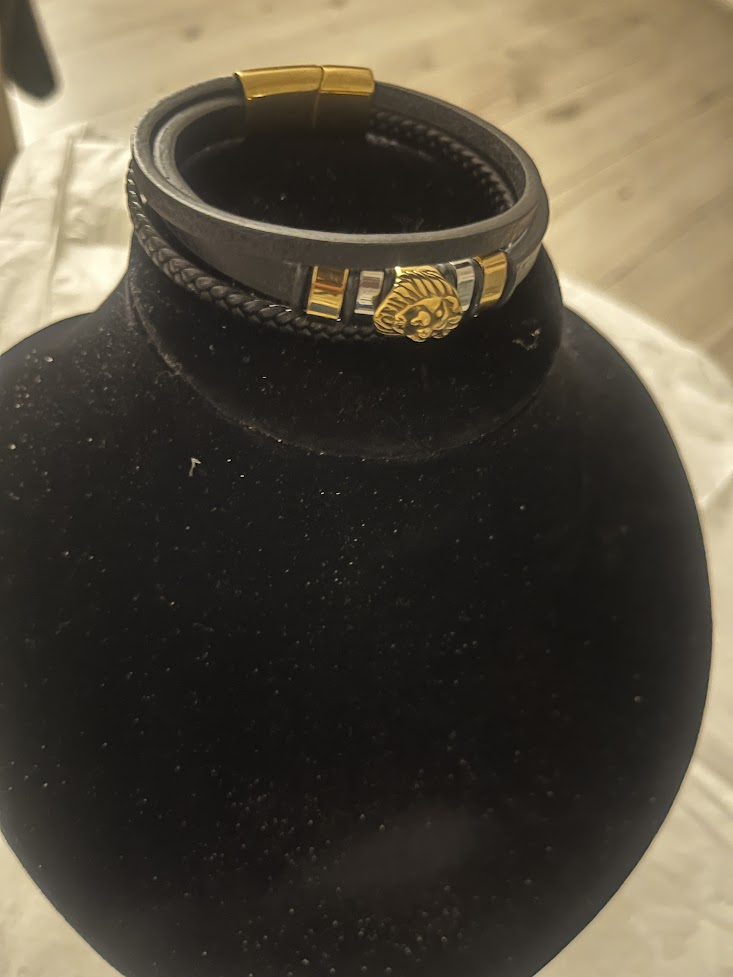 Wali - Bracelets Acier/Cuir homme