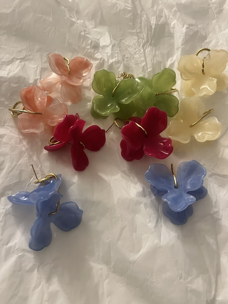 Wali - Boucles d'oreilles Acier/plastiques