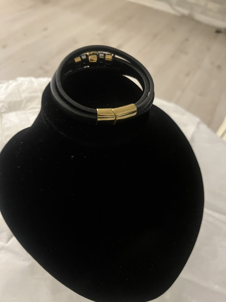 Wali - Bracelets Acier/Cuir homme